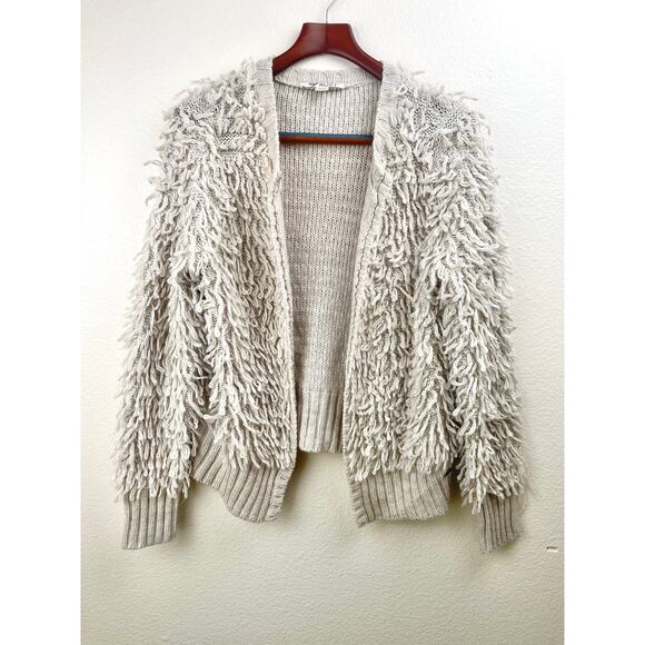 Roxy Womens Cardigan Sz M Shag Boho Festival Oversized Hippie Whimsigoth Witchy - Picture 3 of 8